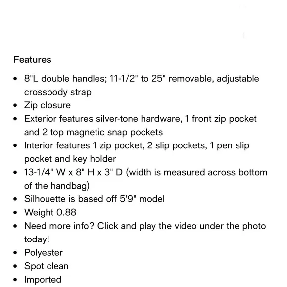 NEW Kipling Elysia Carry Handles w/Crossbody Strap Bag in Green Moss NO MONKEY - Picture 9 of 9